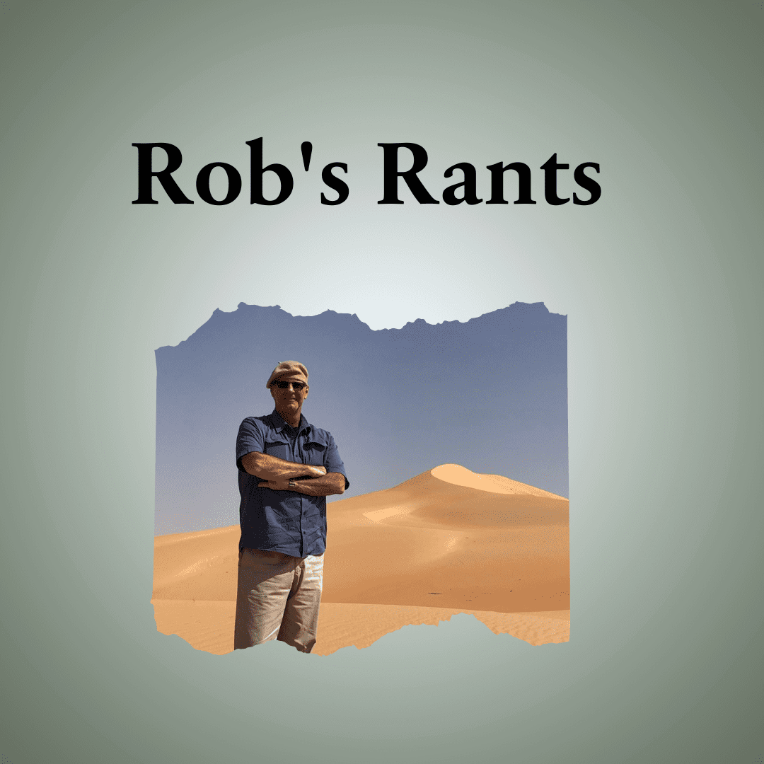 The cover of rob's rants.